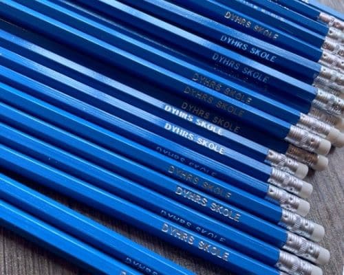 Billige blyanter med tryk