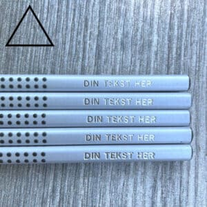 Grå Faber Castell blyanter med grip