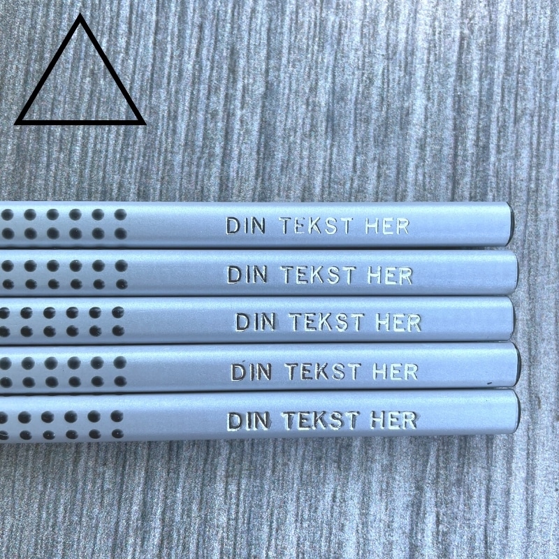 Grå Faber Castell blyanter med grip
