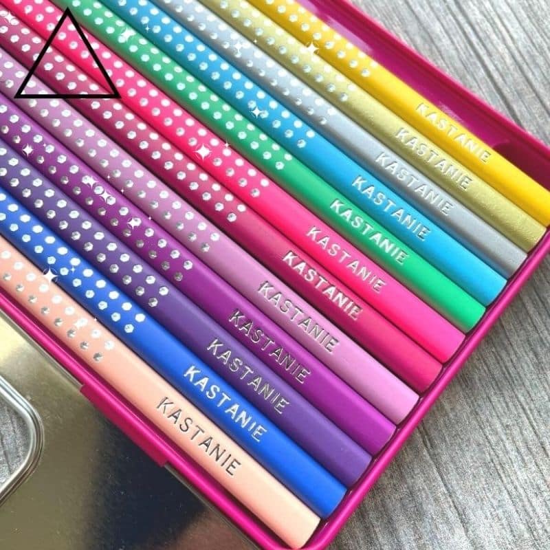 sparkle-faber-castell-grip-fargede blyanter-12 stk