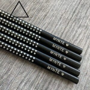 Sorte Faber-Castell Grip blyanter med Sparkle
