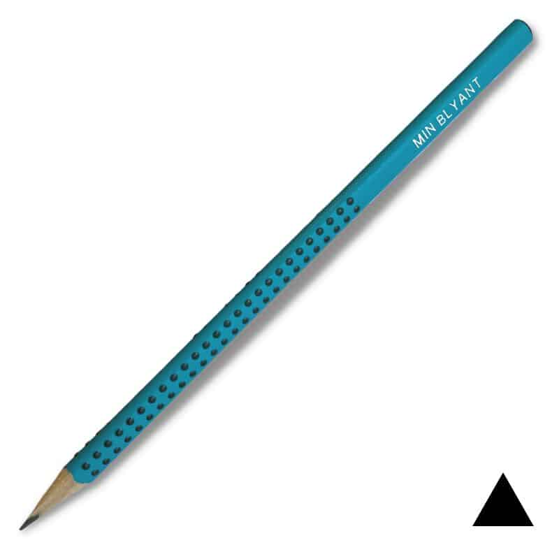 Turquoise grip pencils from Faber-Castell