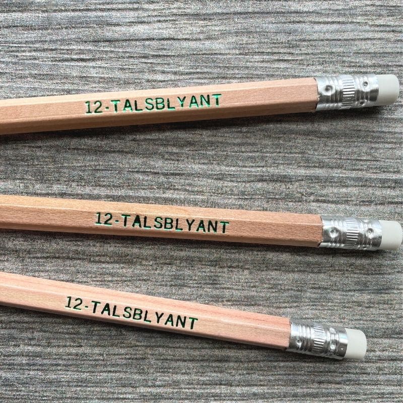 12-tals-blyant-natur-3-stk-med-tryk