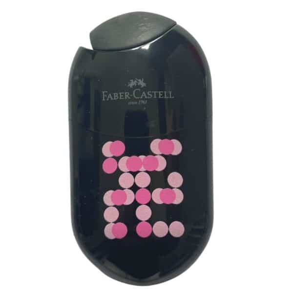 sort-pink-blyantspidser-faber-castell-2