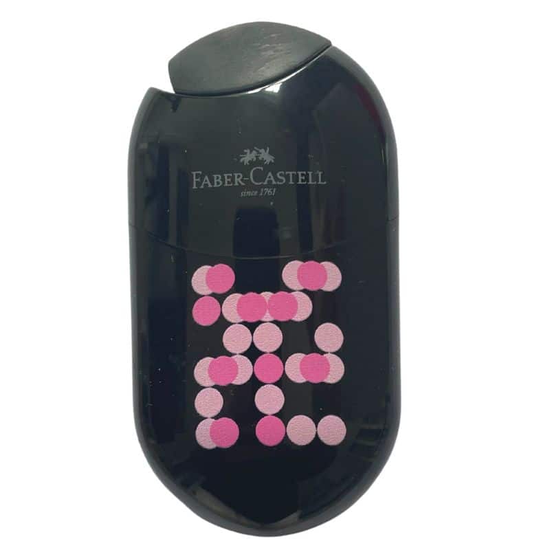 black-pink-pencil sharpener-faber-castell-2