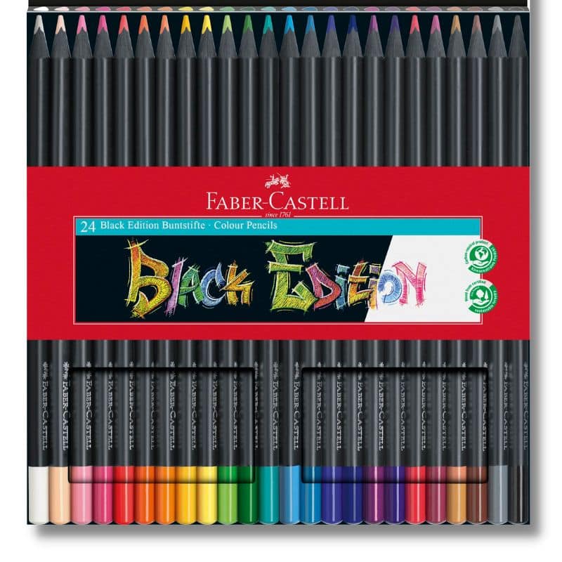 black-edition-faber-castell-farveblyanter-teenager-gave-24-stk