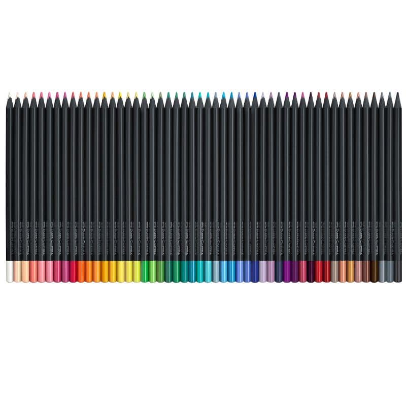 50-stk-beste-fargede-blyanter-svart-utgave
