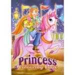 målarbok med prinsessor
