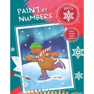 måla-efter-nummer-vinter-jul-5-år