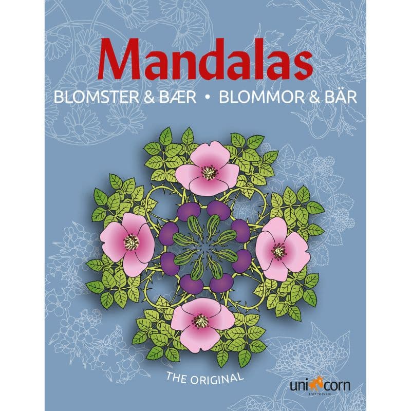 mandalaer-voksen malebok-blomster-baer