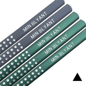 Mix Grip blyanter med navn. Sparkle Faber-Castell. 5 stk