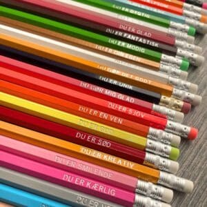 Motivational pencils/rewards for school children. Class set 25 pcs.