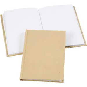 Billig lille A6 notesbog, med papomslag, som du selv kan dekorere