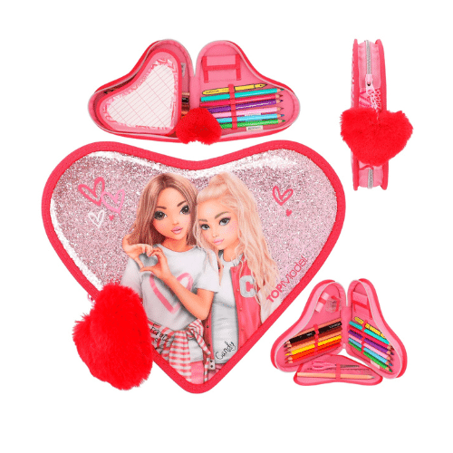 TOPModel Hjerteformet Penalhus ONE LOVE